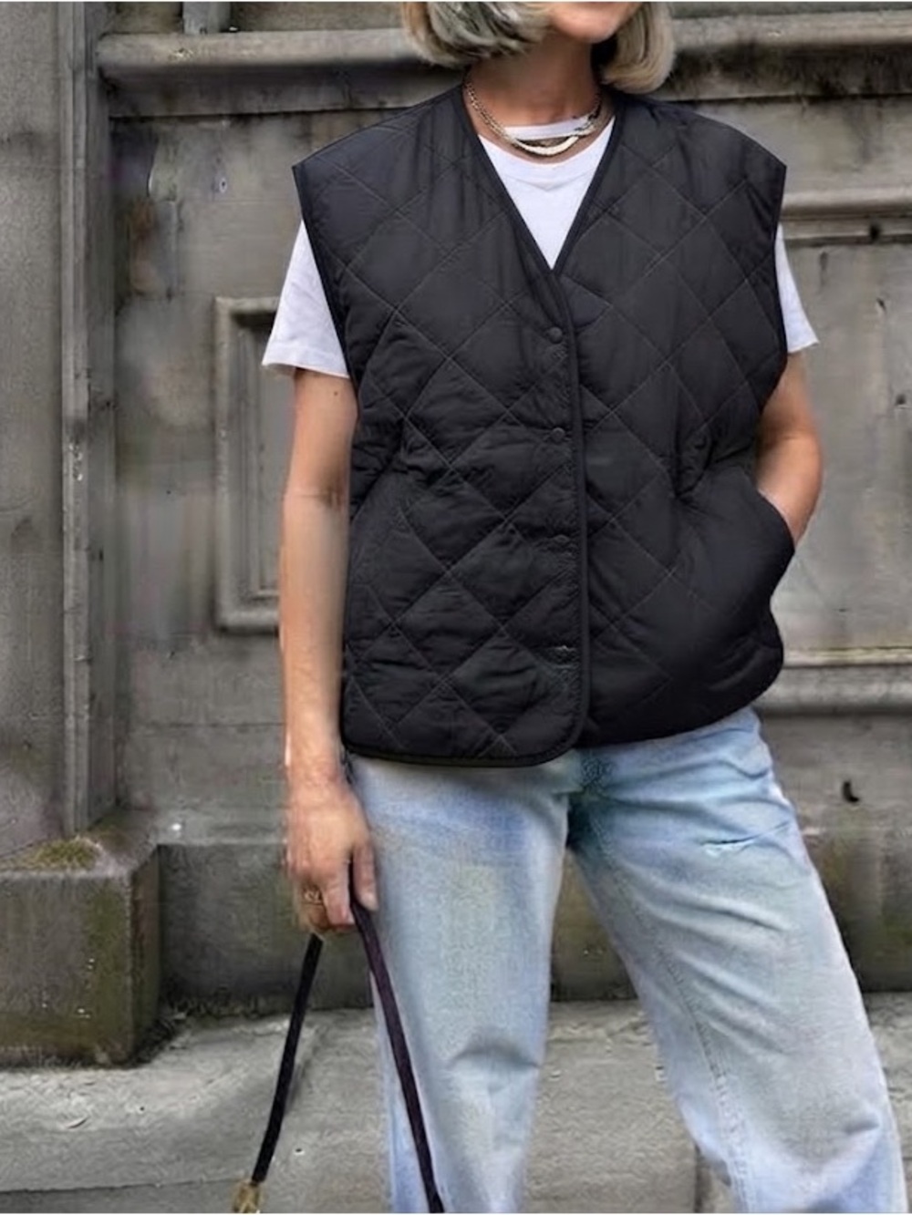 Herschel Supply Co. Sonic Quilted Vest Navy Blue Size XXL